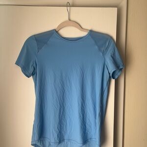 lululemon athletica Sky Blue Short Sleeve Tee